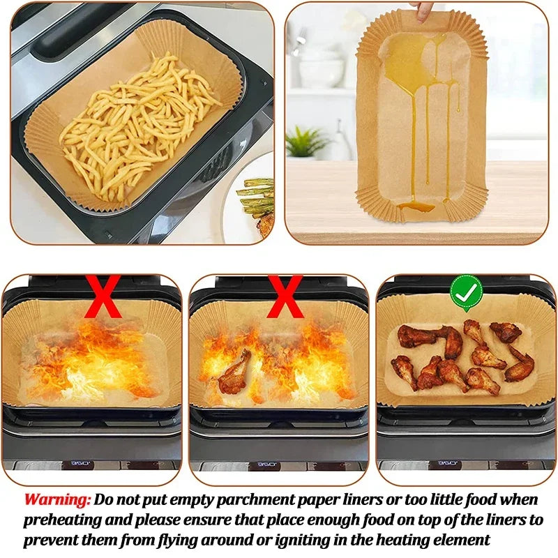 Disposable Air Fryer Tray Liners