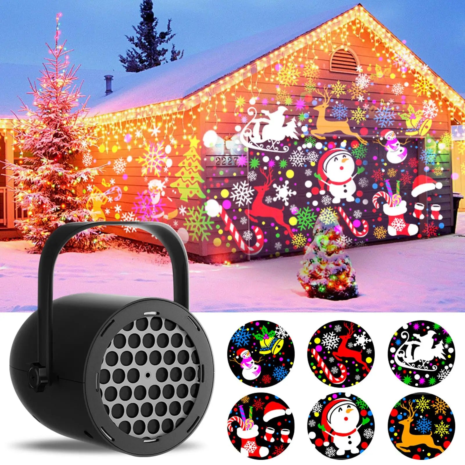 Snowflake Holiday Light Projector