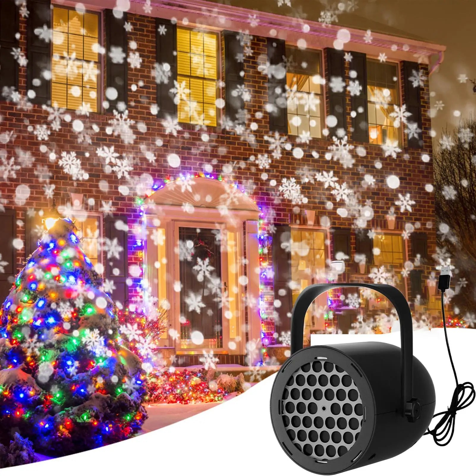Snowflake Holiday Light Projector